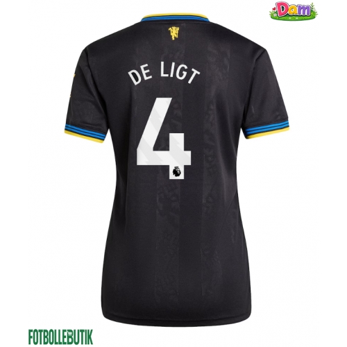 Manchester United Matthijs de Ligt #4 Tredje Tröja Kvinnor 2025-26 Kortärmad